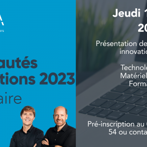 Webinaire nouveautés et innovations 2023