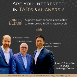 Study days TAD&rsquo;s Miniscrew – Dubaï