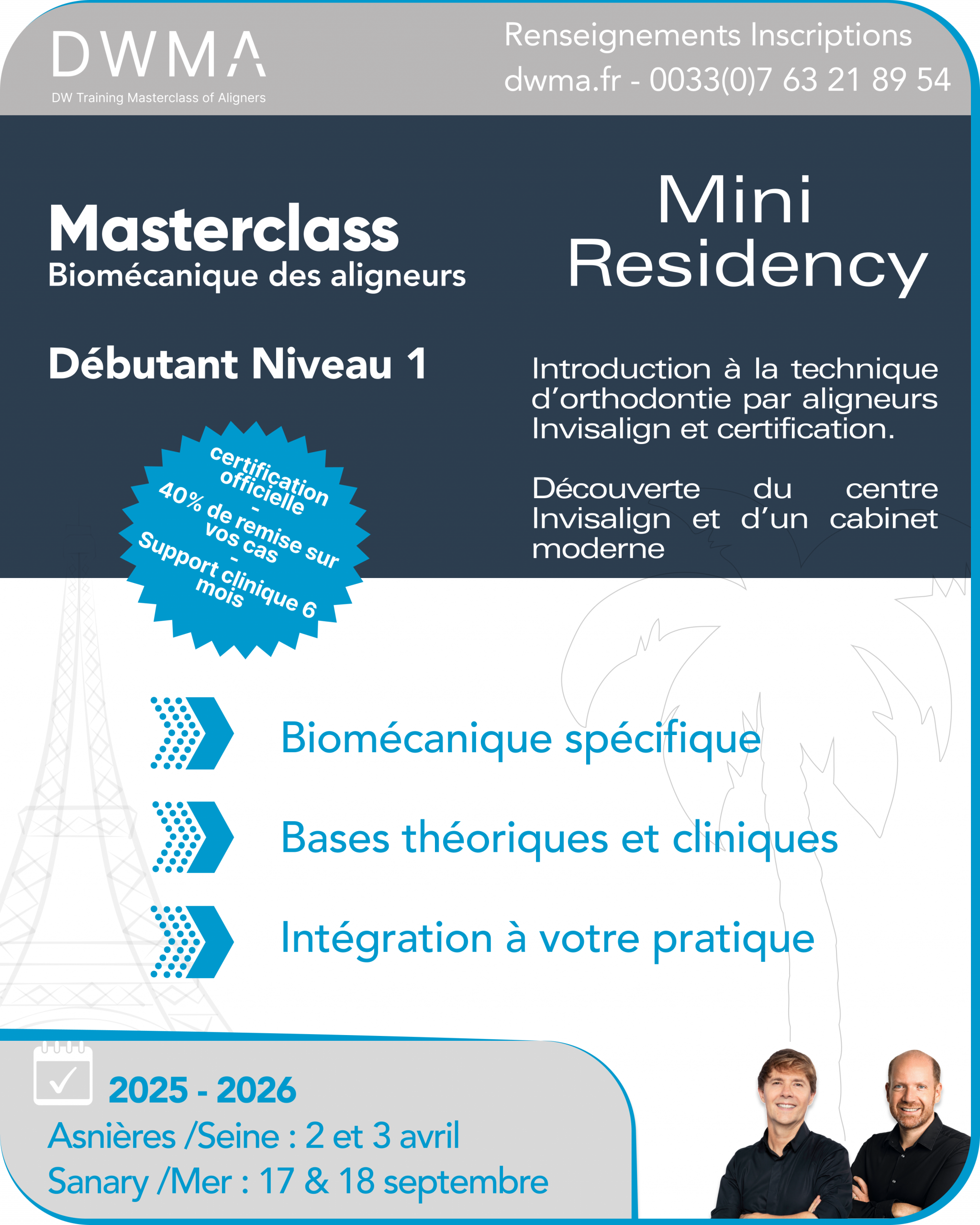 Masterclass biomécanique des aligneurs - Mini Résidency - niveau 1